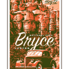 Illustration of vintage car at Bryce Canyon National Park