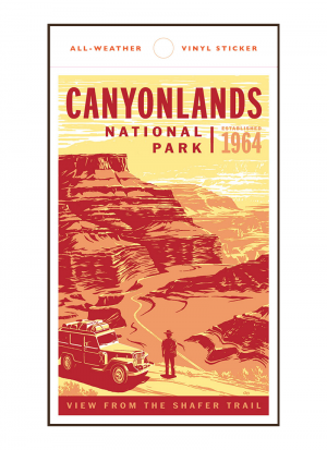 Canyonlands Sticker