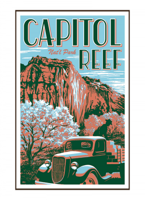 Capitol Reef Orchard Poster