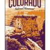 Illustration of tourists at Colorado National Monument