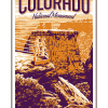 Illustration of tourists at Colorado National Monument