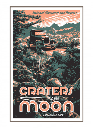 Craters of the Moon Poster