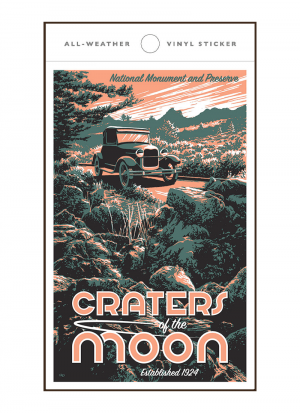 Craters of the Moon Sticker