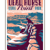 Illustration of tourist at Dead Horse State Park