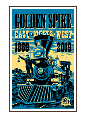 Golden Spike 150th Poster