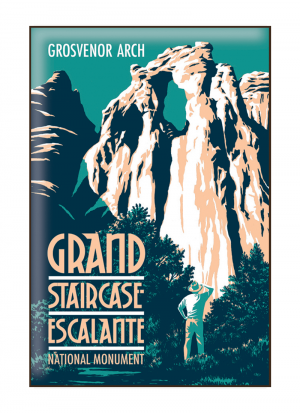 Grand Staircase Arch Magnet