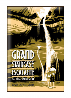 Grand Staircase Falls Magnet