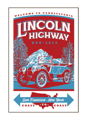 Lincoln Highway Magnet