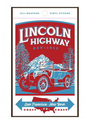 Lincoln Highway Sticker