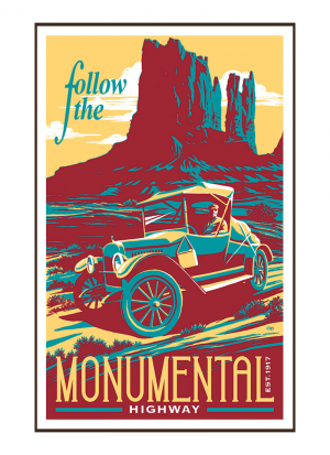 Monumental Highway Poster
