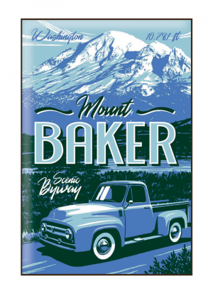 Mt. Baker Scenic Byway Magnet