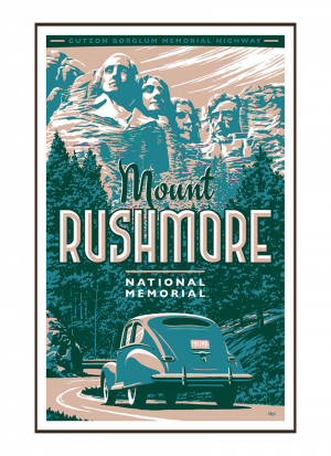 Mt. Rushmore Memorial Poster