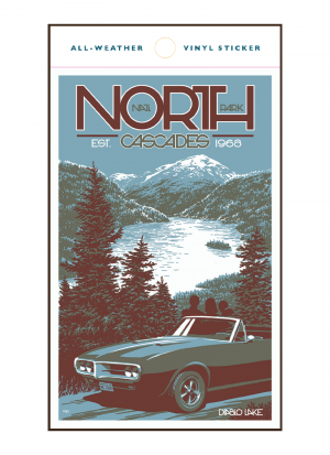 North Cascades Diablo Sticker