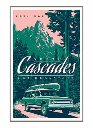 North Cascades Liberty Poster