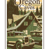 Illustration of vintage car at Oregon Caves National Monument