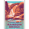 Illustration of boat at Rainbow Bridge National Monument