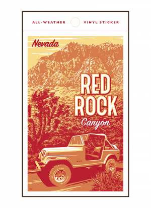 Red Rock Canyon Sticker