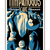Vintage-style illustration of tourists at Timpanogos Cave National Monument