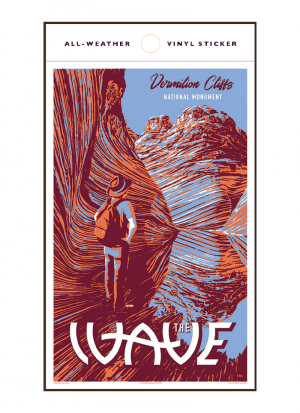 Vermilion Cliffs Wave Sticker