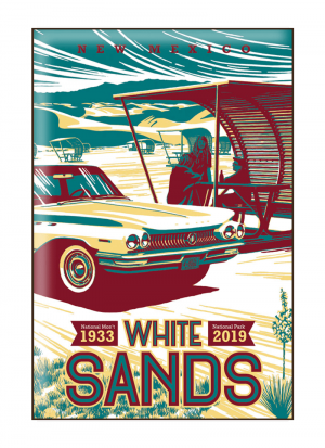 White Sands Picnic Magnet
