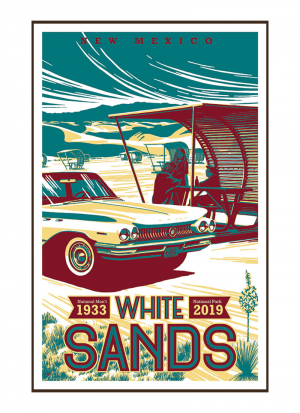 White Sands Picnic Poster