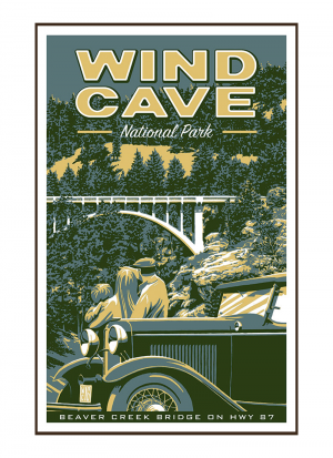 Wind Cave Bridge Poster