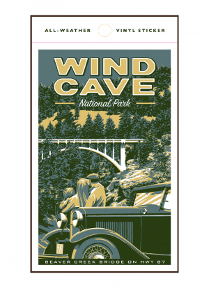 Wind Cave Bridge Sticker