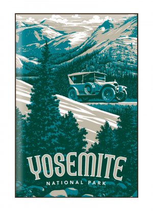 Yosemite Tioga Road Magnet