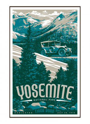 Yosemite Tioga Road Poster