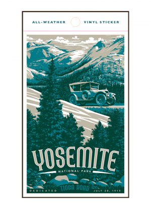 Yosemite Tioga Road Sticker